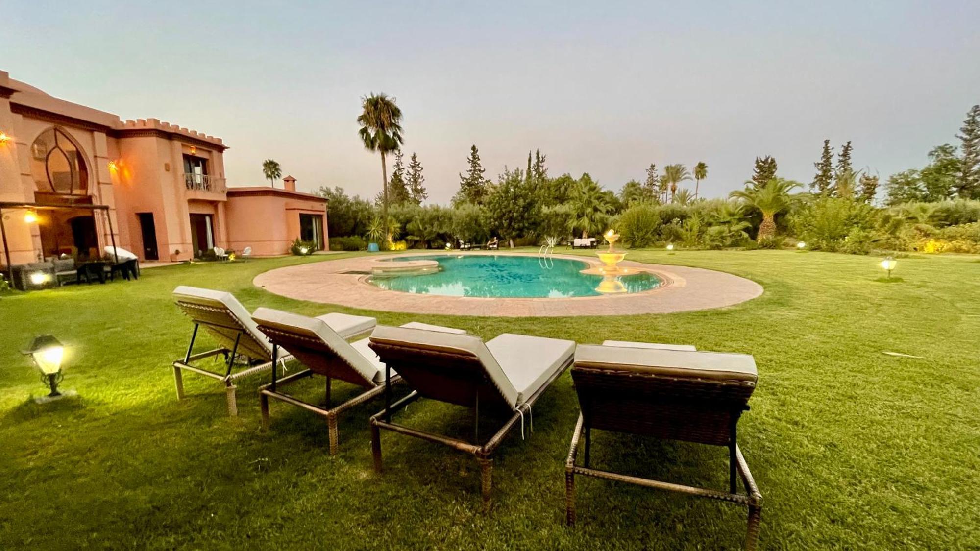 Villa Minzah Marrakesh Esterno foto