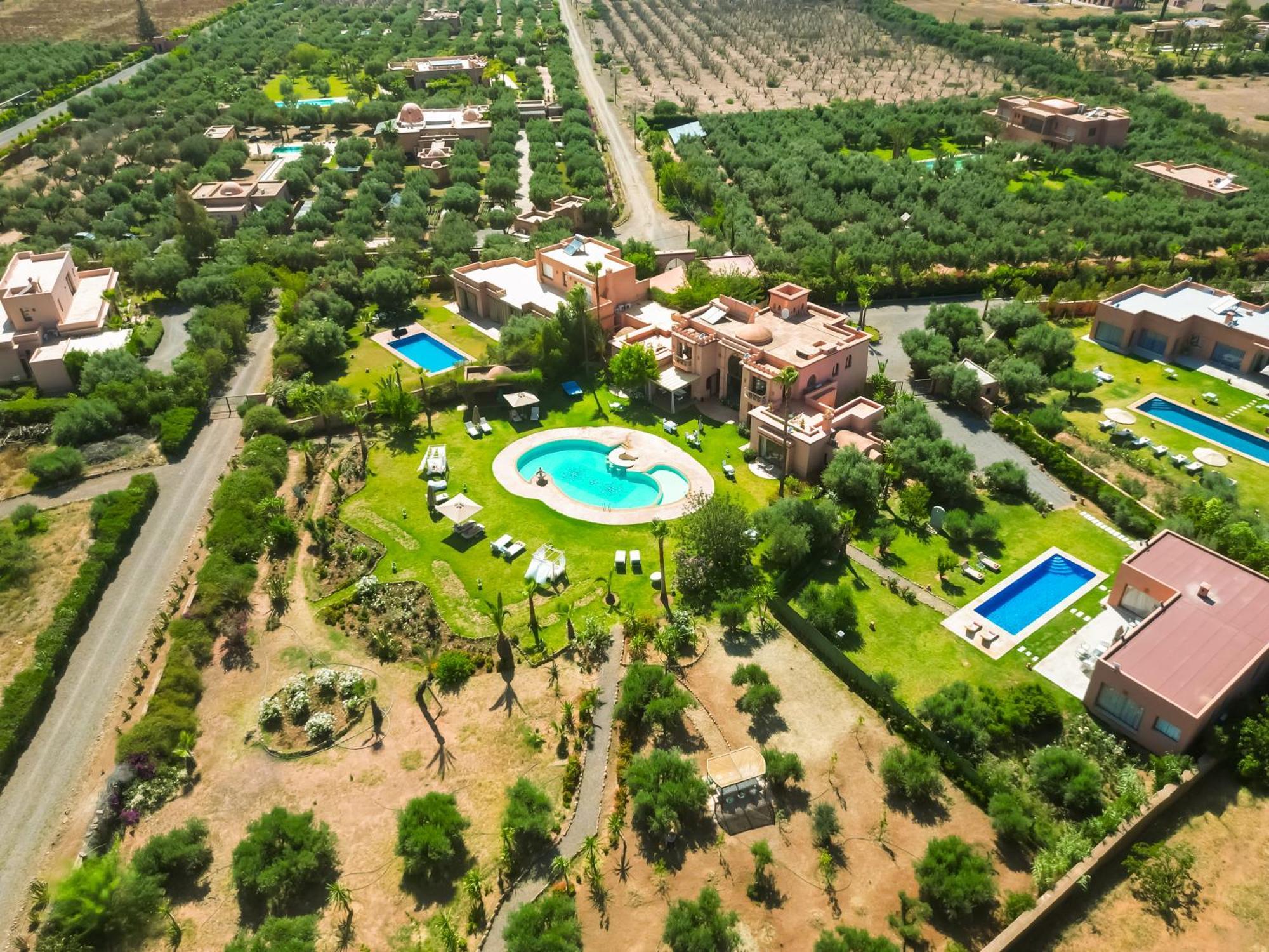 Villa Minzah Marrakesh Esterno foto